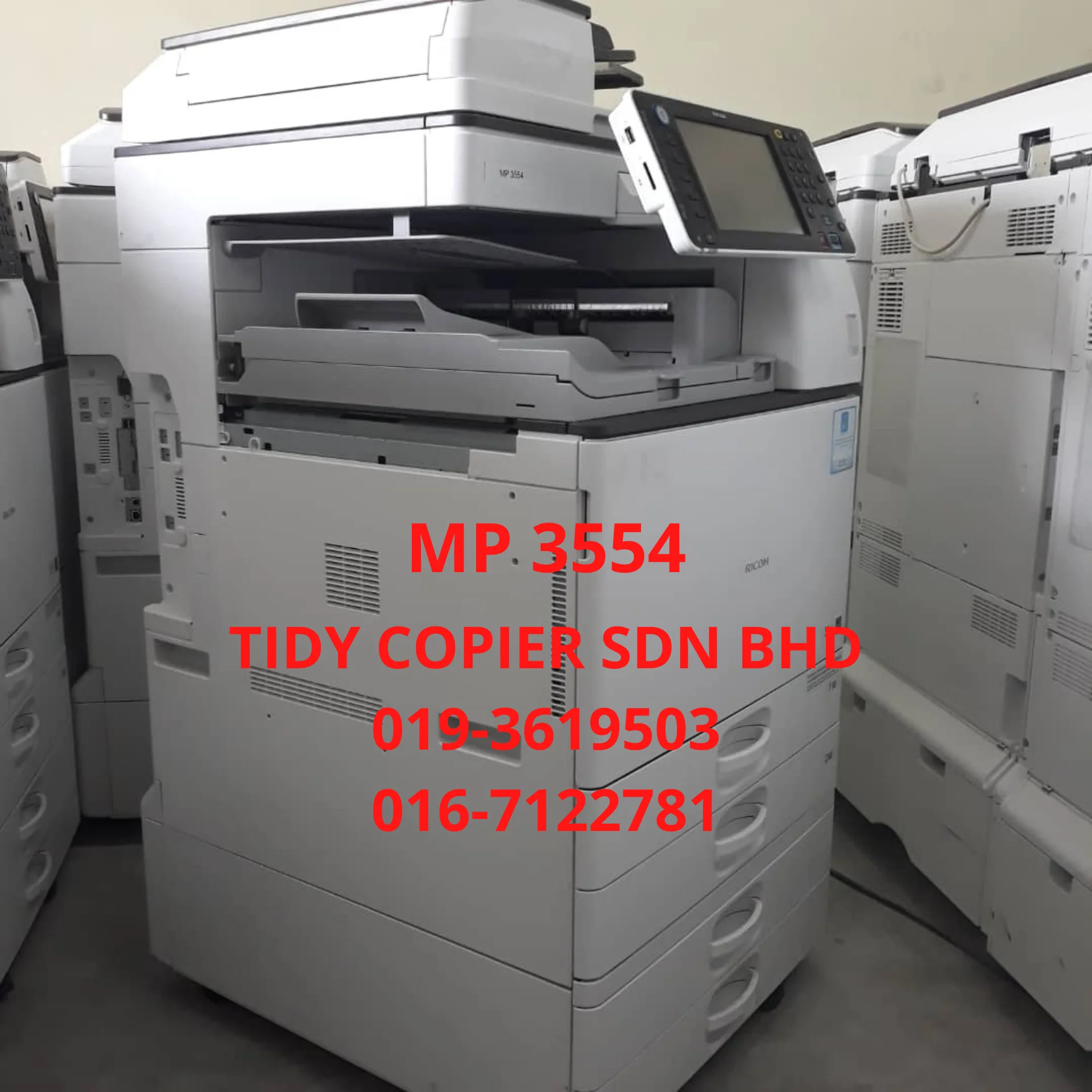  Ricoh MP 3554 с принтером и