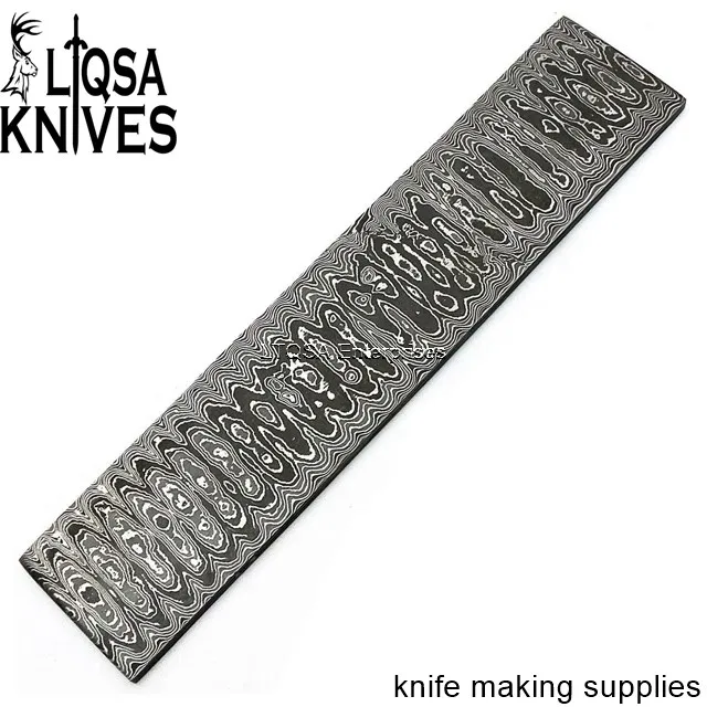 Damascus Steel Billets for Knife Making - Ladder Pattern