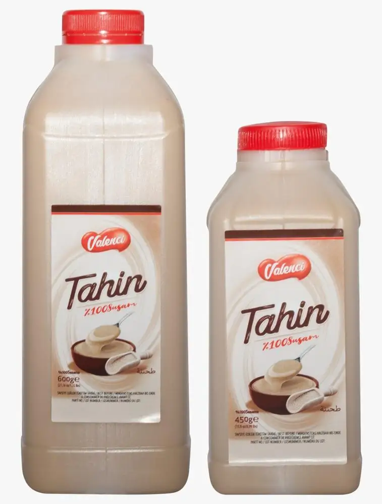 Wonderful - TAHINI   100% SESAME PASTE HALVA WITH COCOA AND PISTACHIO TAHINI HALAL  FROM TURKEY