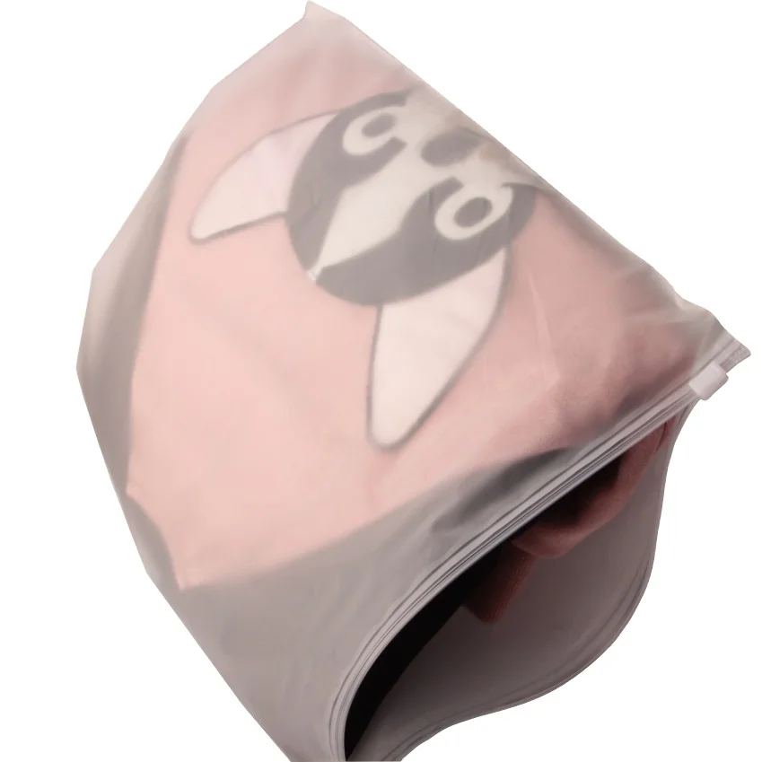 Высококачественный полиэтиленовый пластиковый пакет с застежкой-молнией для одежды, упаковка с логотипом на заказ, матовые полиэтиленовые пакеты с застежкой-молнией