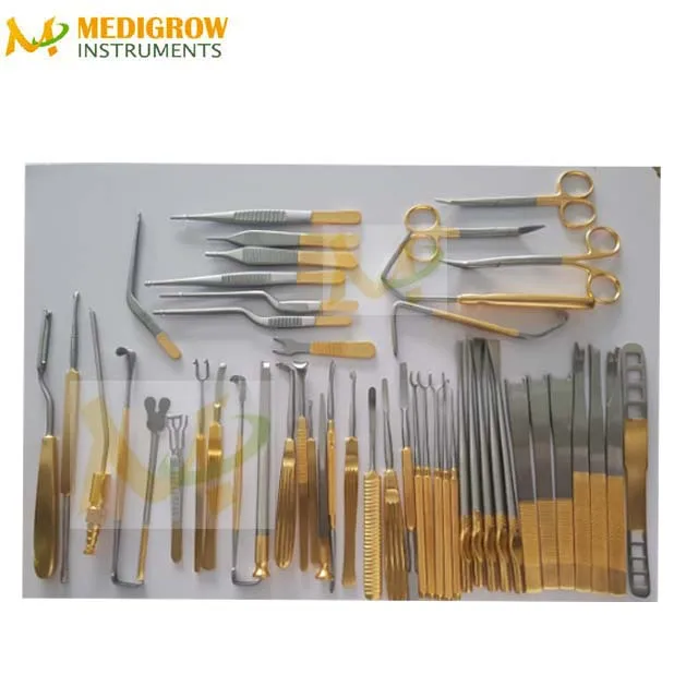 Major Rhinoplasty instruments set  Gold Plated  nose & plastic surgery instruments