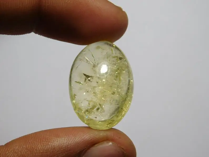 Натуральный драгоценный камень с цитрином овальной формы большого размера гладкие полированные драгоценные камни и OEM