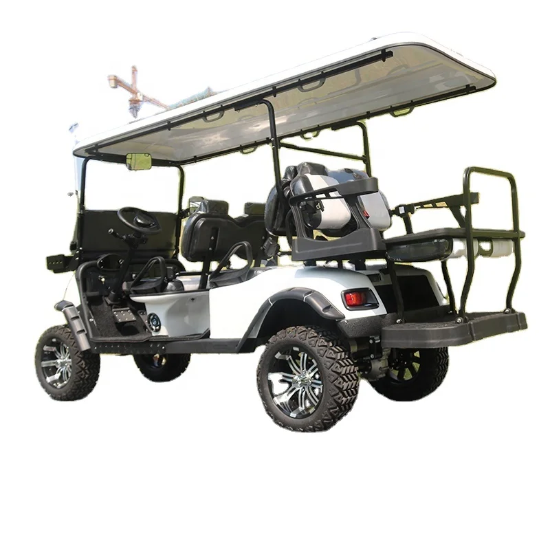 New Product 4 Passenger Tourist Car Electric Golf Cart Max Black Red White Motor Battery Time Charging Color Hours Origin Type