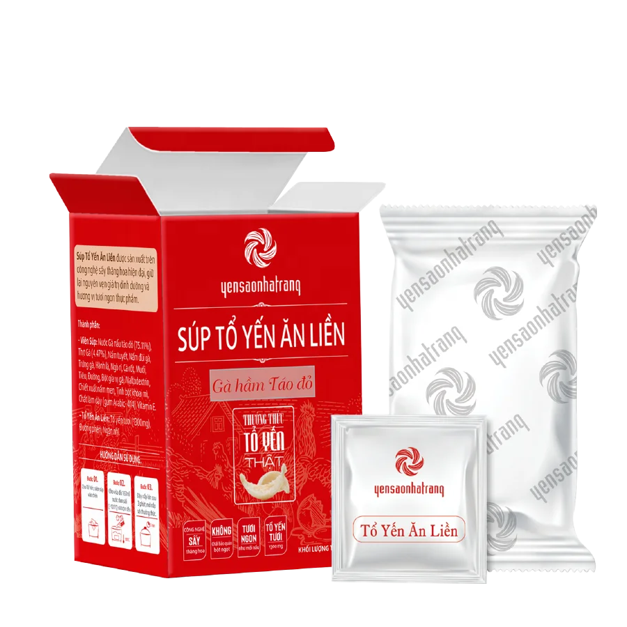 Высококачественное гнездо для рисования птичьего гнезда Мгновенное Птичье гнездо суп-красное яблоко Тушеная Курица