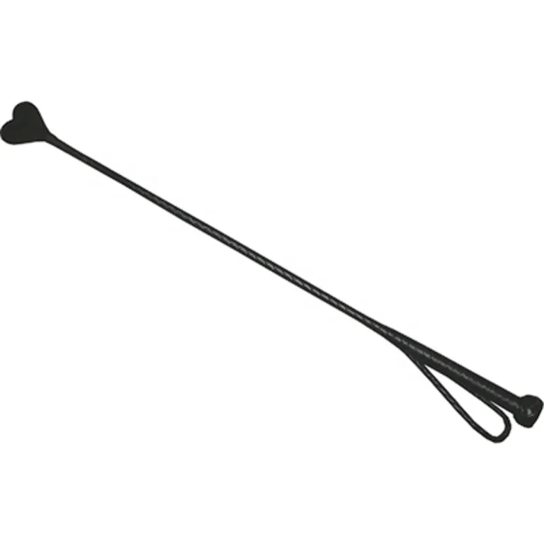 Кожаный кроп-стик BULLWHIPS из гибкого волокна внутри черного