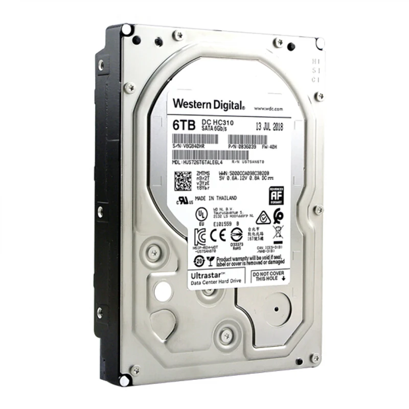 Ultrastar HUS726T4TALE6L4 4 ТБ HDD 7200 об/мин 512e SATA 6 ГБ/сек. 3,5 дюйма внутренний жесткий диск SATA жесткий диск для сервера NAS ноутбук