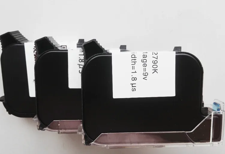 12.7mm  25.4mm  50.8mm 1 inch cartridge printing height head code solvent inkjet printer cartridge