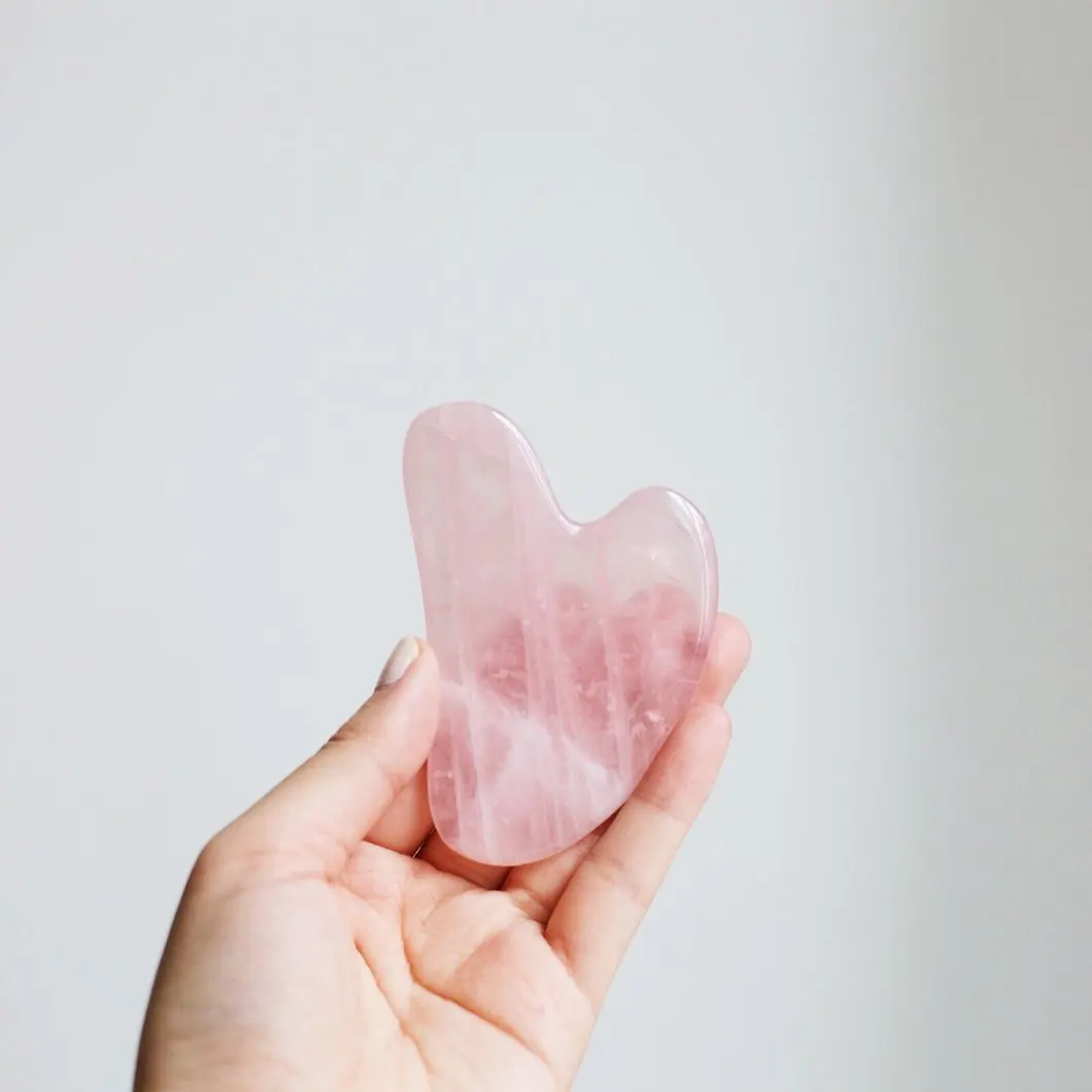 premium products rose quartz gua sha stone high quality stones spiritual magic buy healing meditation gemstones