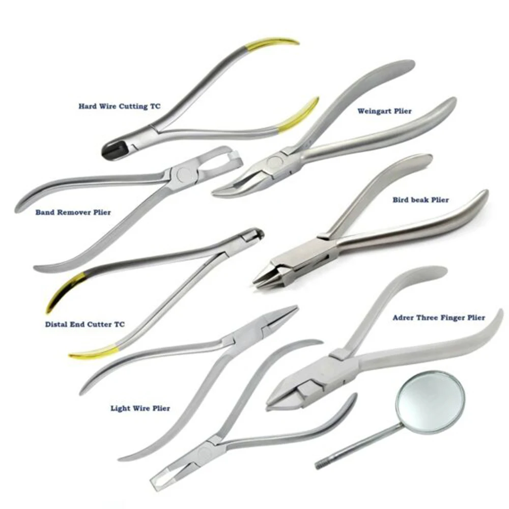 Orthodontic Pliers ,Hard Wire Cutters ,Dental Laboratory Arch wire Bending Orthodontic instruments