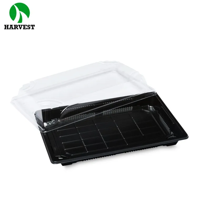 Earth Friendly Disposable Recyclable Plastic Takeaway Sushi Box