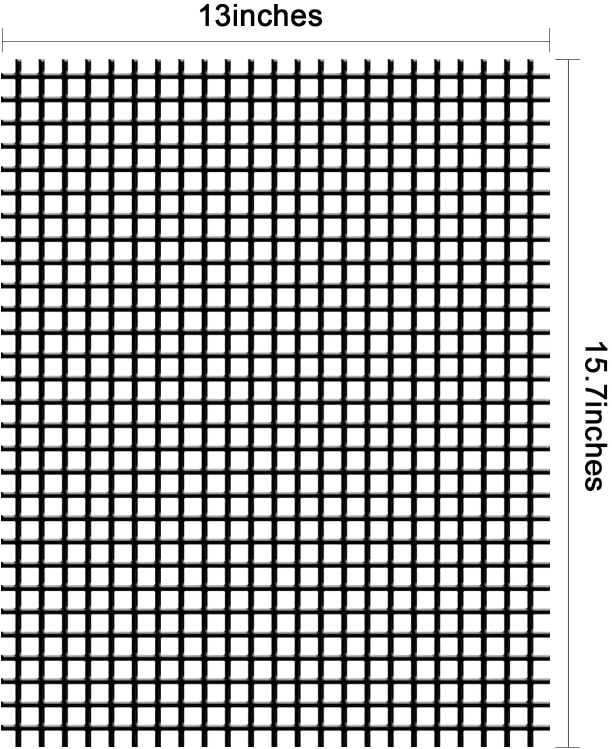 
New Products Reusable Non Stick Black Baking BBQ Grill Mesh Mats 