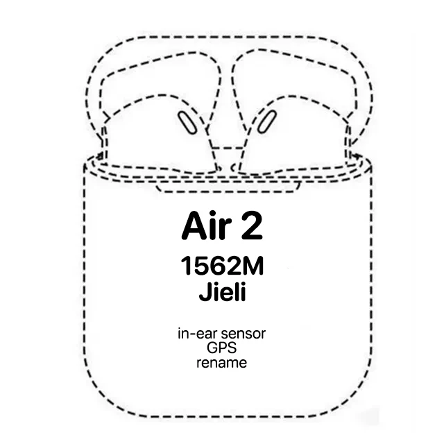 
Zeware Gen 2 Jieli Airoha 1562m TWS Original Serial Window Pop up Wireless air pro 2 Case for Earphone Earbuds 