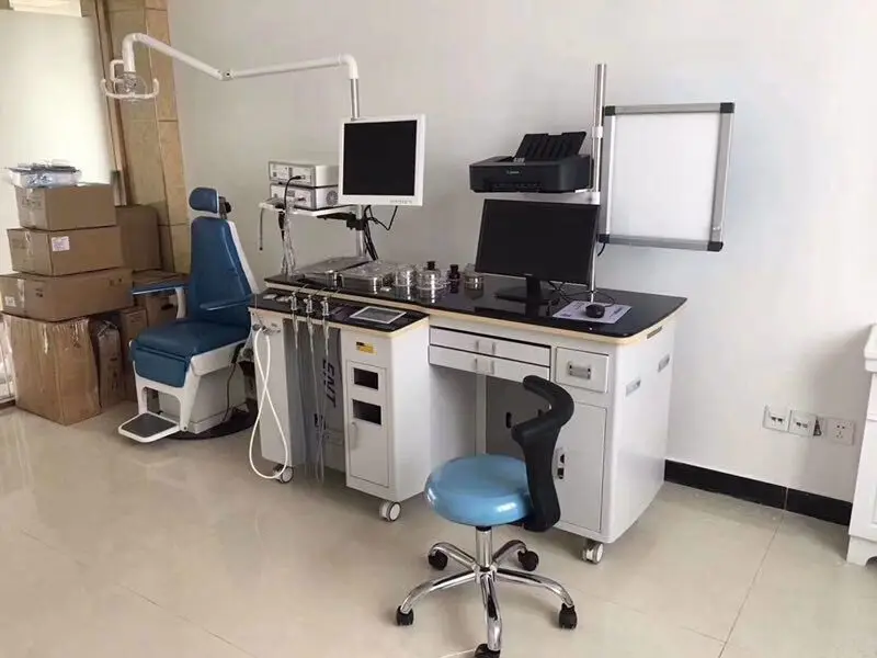 Medical Equipment Low Noise Pump ENT Endoscopy Treatment Unit ENT Workstation