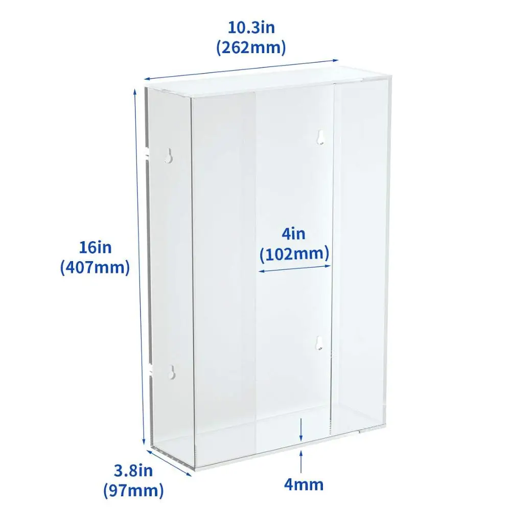 Side Load Acrylic Glove Dispensers Holder