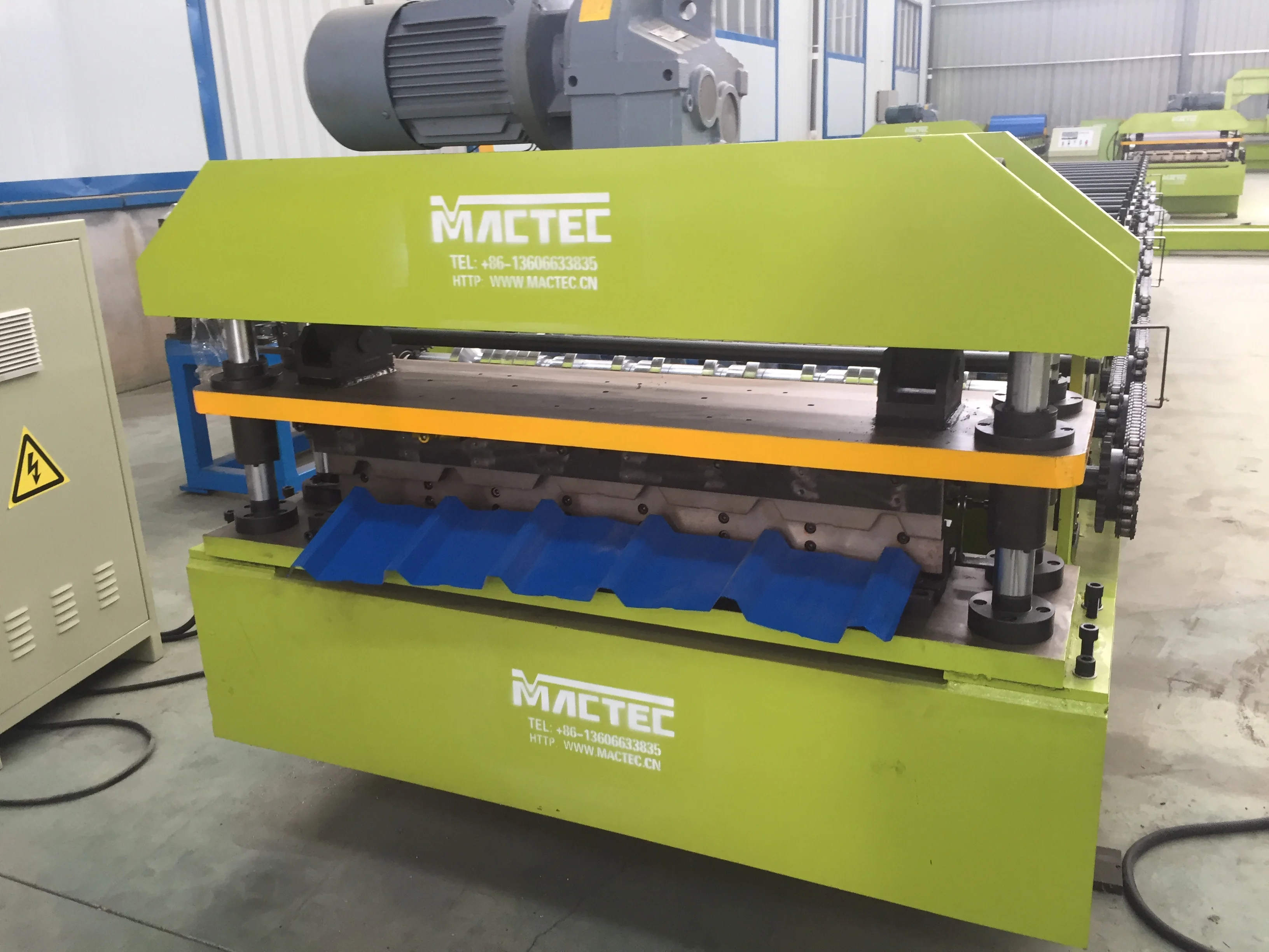 Longspan Trapezoidal Roll Forming Machine With SONCAP, CE, AND ISO Certification