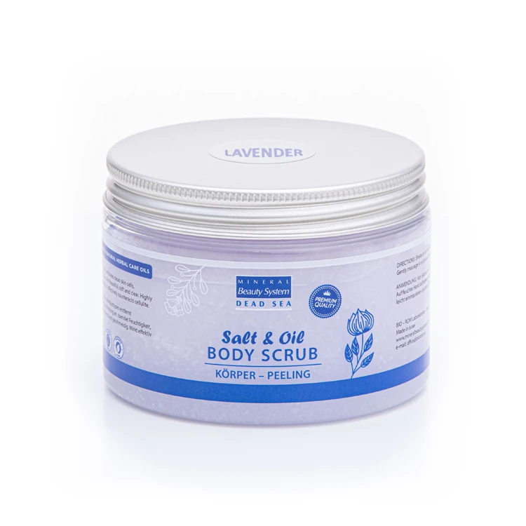 Dermatological Tested Private Label Available Dead Sea Salt Scrub