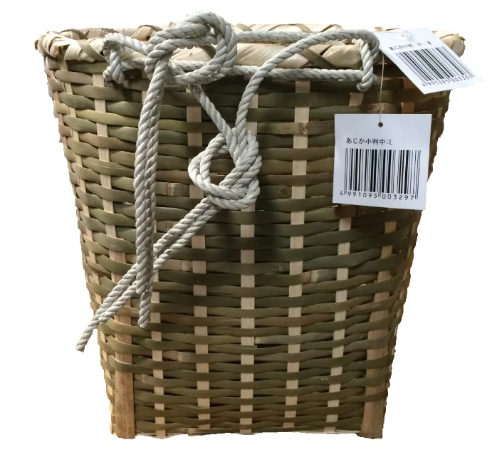 Hot Selling High Bamboo Woven Food Fruit Basket Japan Standard