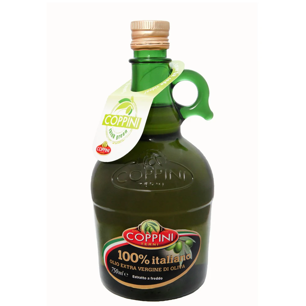  Экстра девственное оливковое масло COPPINI 100% итальянская бутылка для амфоры 0 75
