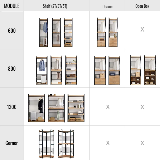 Монстр-мебель новая модель корейские амуары на заказ гардеробный шкаф для спальни мебель отеля