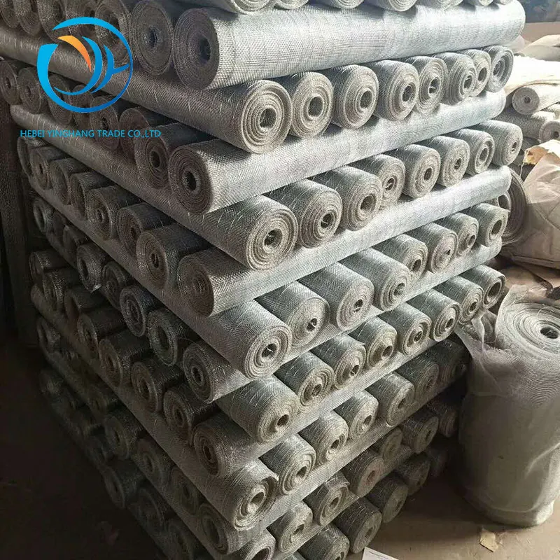 40X40 10kg/roll electro galvanized square wire mesh