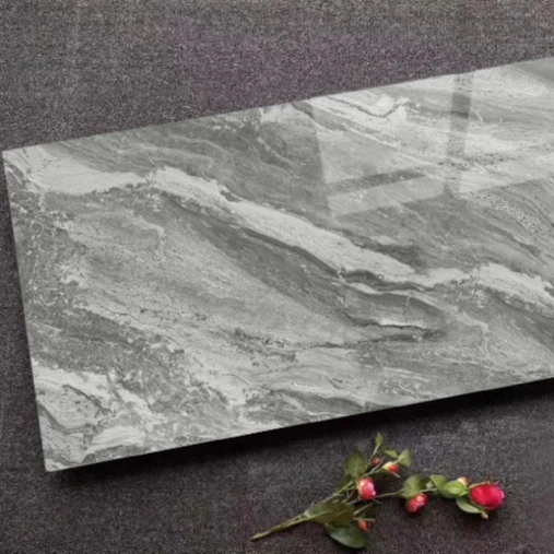 Professional Good Selling 600x1200mm Glazed Large Waterproof High Gloss Bedroom Polished Glaze Marble Look Porcelain Floor Tiles