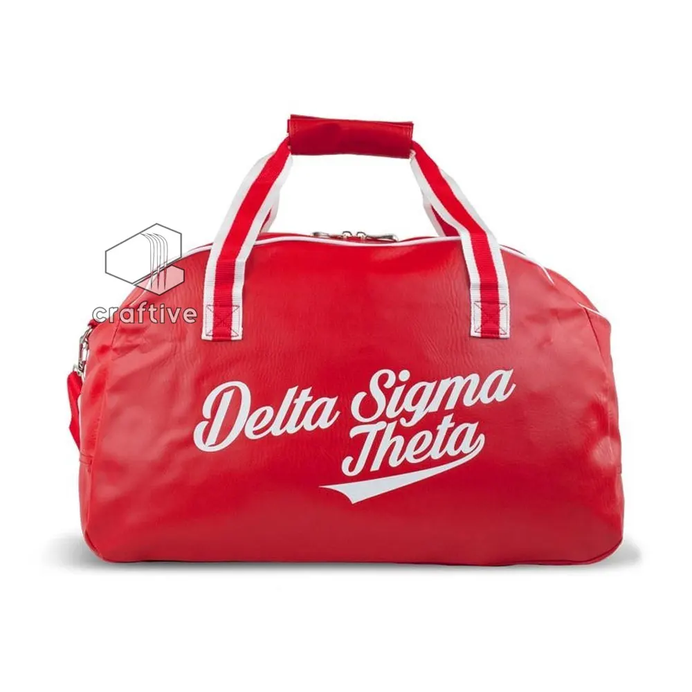 Delta Sigma Theta Leather Duffle Bags