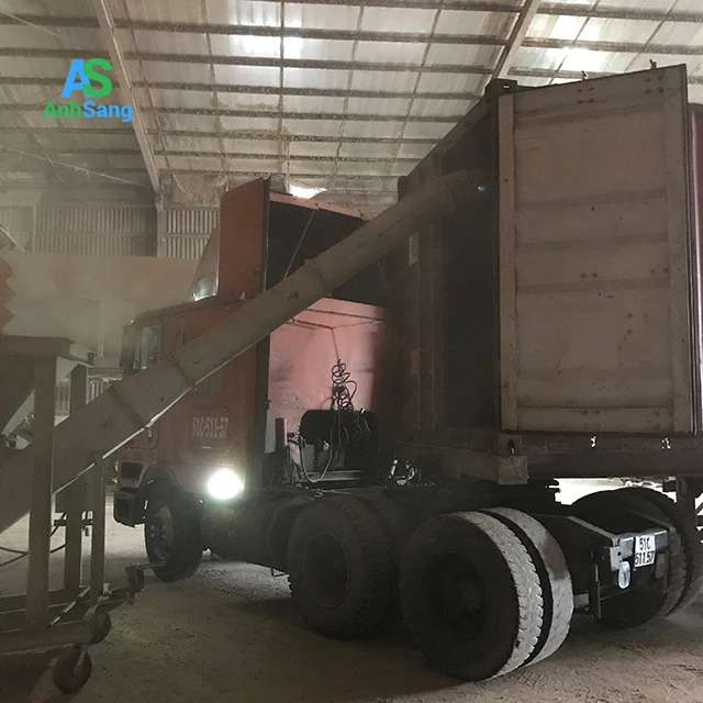 Loading Container Biomass Pellets For Boiler Fired