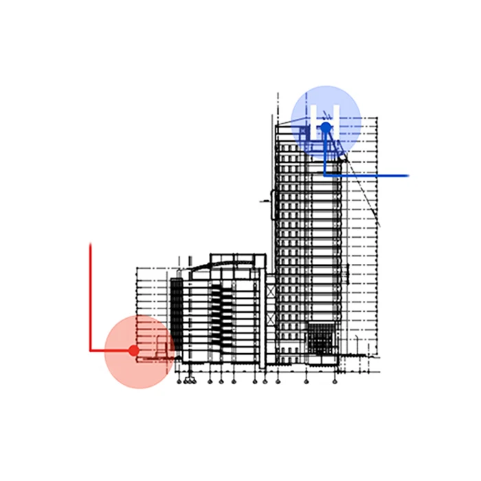 Best Place Land and 2 Buildings for Sale Near Thonglor, Bangkok Thailand Structure Multi Floor Office Buildings