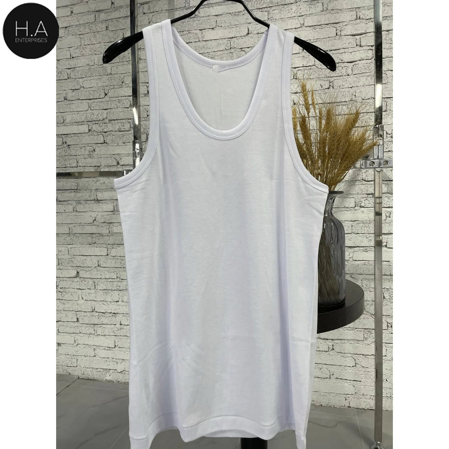 Заводская поставка мужская майка с широкими плечами из органического хлопка в повседневном стиле белая черная и Серая