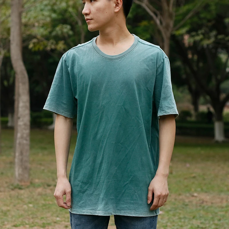 Men Streetwear Gym Tie Dye Bulk 100% Cotton Acid wash Oversize Short-Sleeved Blank Custom Kids T-shirts