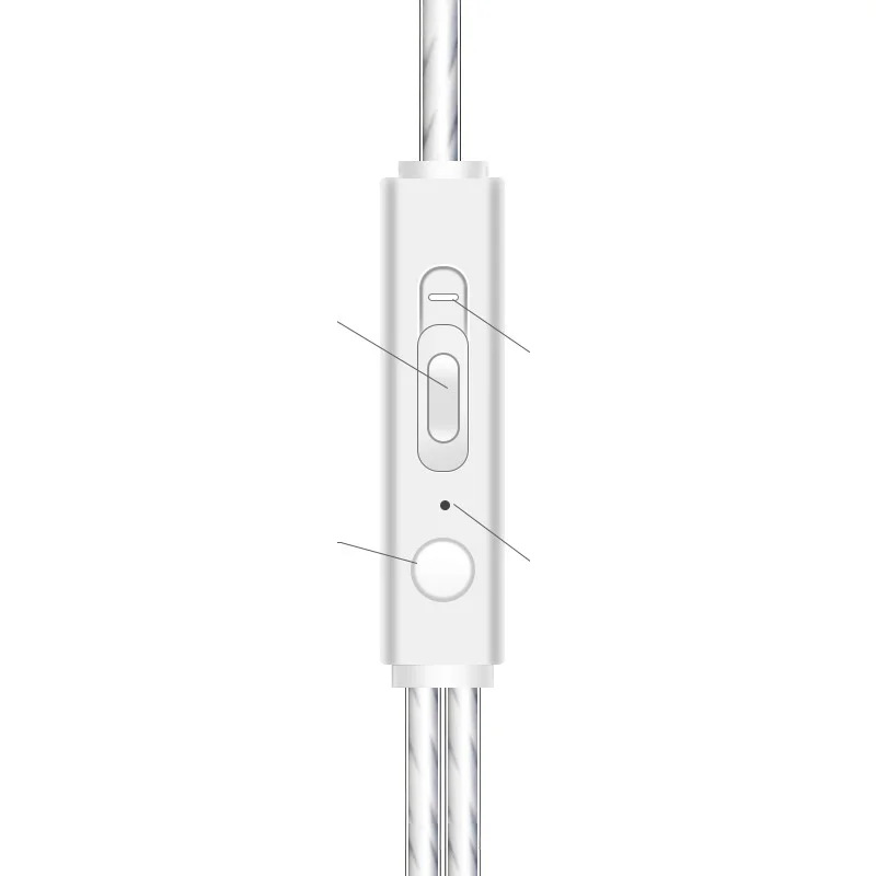 Earphone wholesale Wired Super Bass 3.5mm Colorful Headset Earbud with Microphone Hands Free for mobile phone