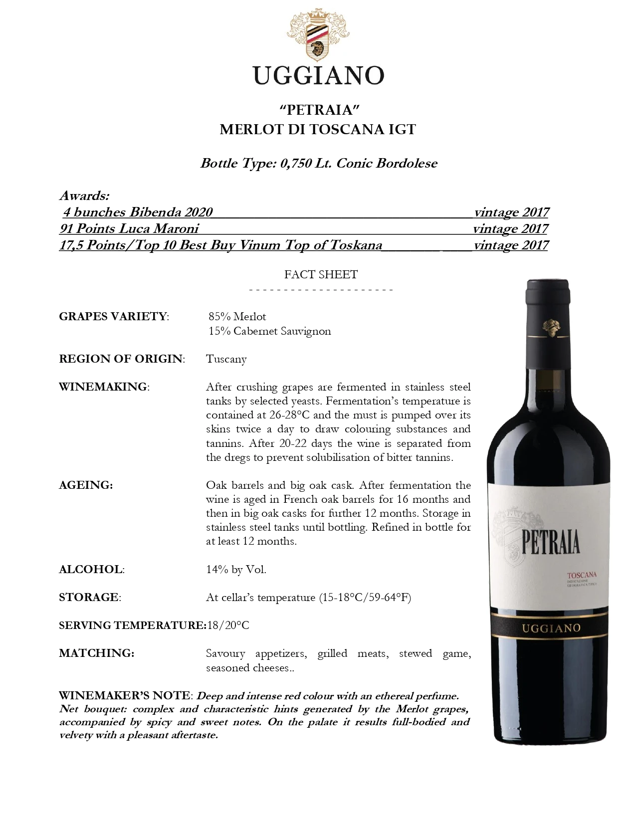 Высококачественное итальянское винное красное вино MERLOT DI Тоскана I.G.T.