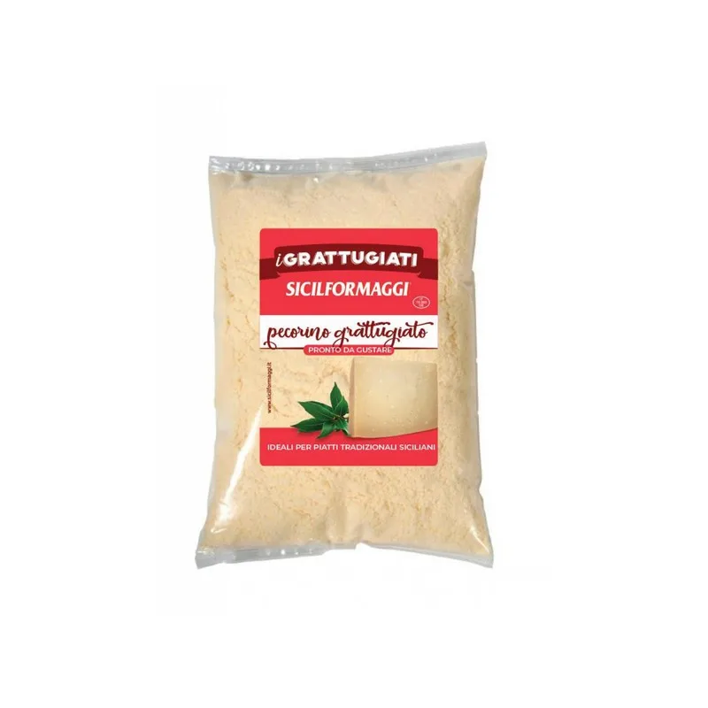High Quality Italian GRATED PECORINO hard cheese powder for cooking 0.2kg vacuum pack for export