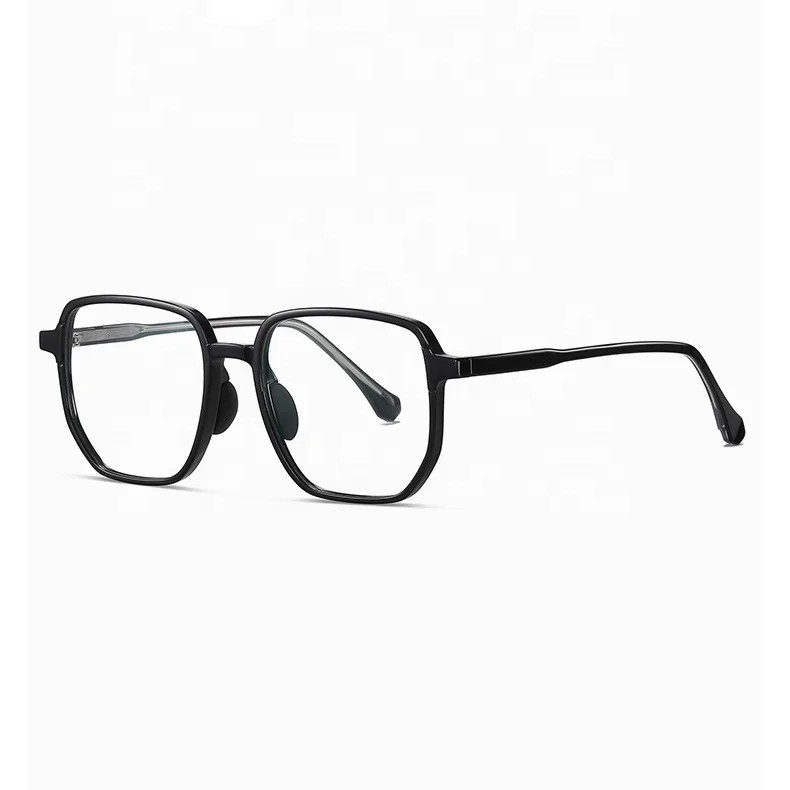 Eyewear 215 Newest Acetate CP Injection Eyeglasses Frames TR90 Geometric Frame Myopia Glasses Anti Blue Light Optical Glasses