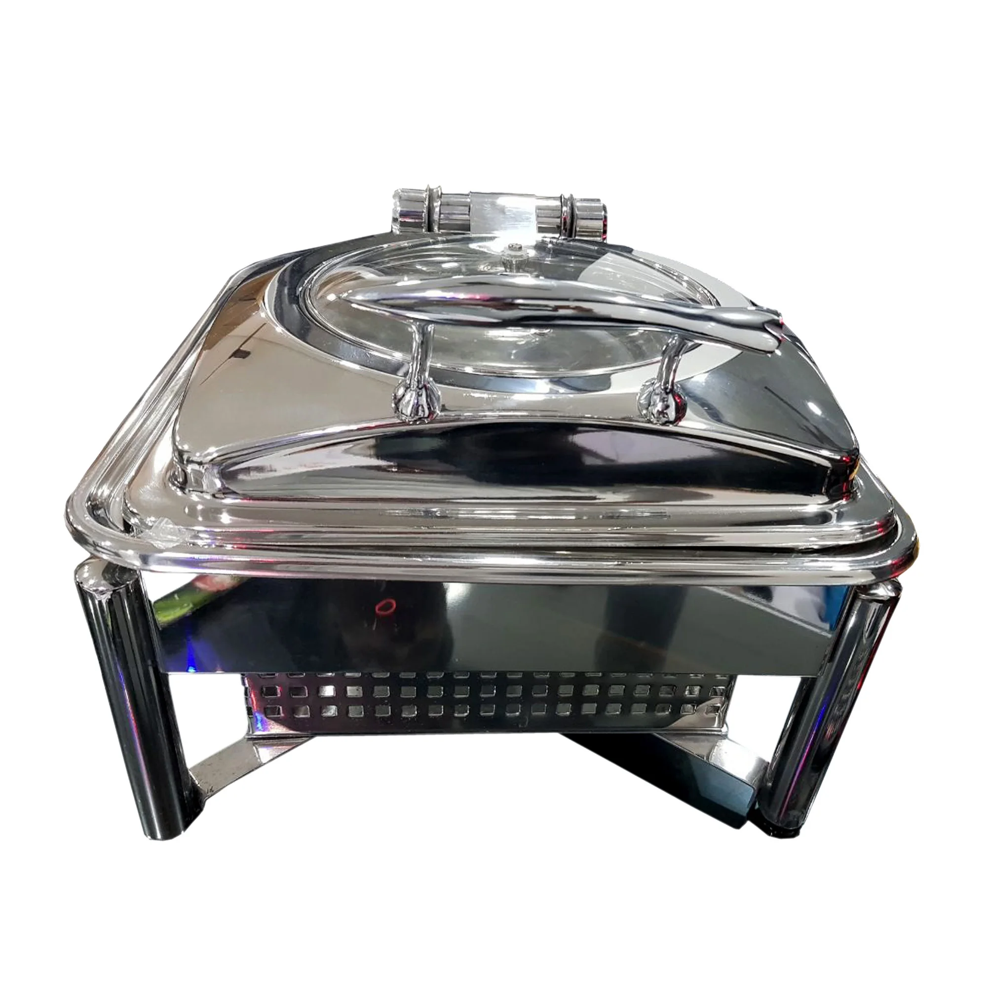  Подогреватель еды из нержавеющей стали блюдо для жарки с золотым покрытием банкетов отелей