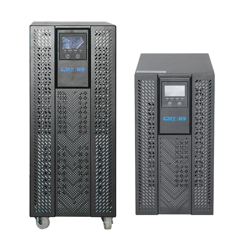 380V/220V 3-Phase  in single phase out ups 10KVA High Frequency Online UPS with 4 hours backup