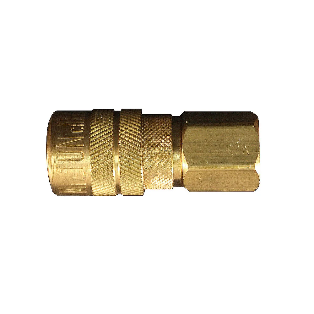 Металлический латунный пневматический соединитель для шланга, 3/8 дюйма FNPT