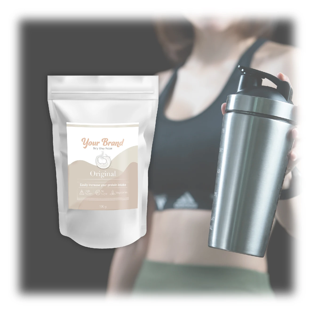 Muscle growth fish muscle collagen protein for women