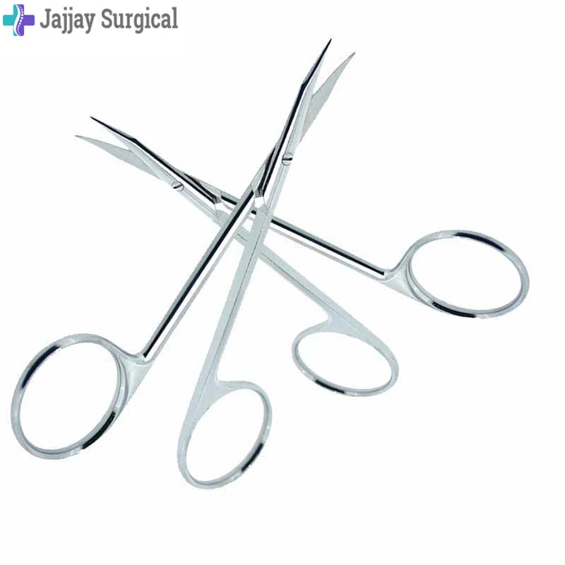 German Stainless Steel Iris Scissors Curved or Straight Customized Surgical Instruments Scissors