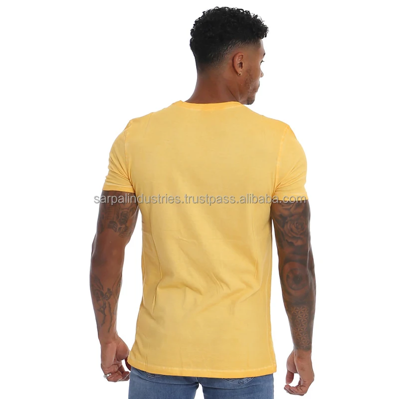  Оптовая продажа обтягивающая футболка из хлопка и полиэстера под заказ