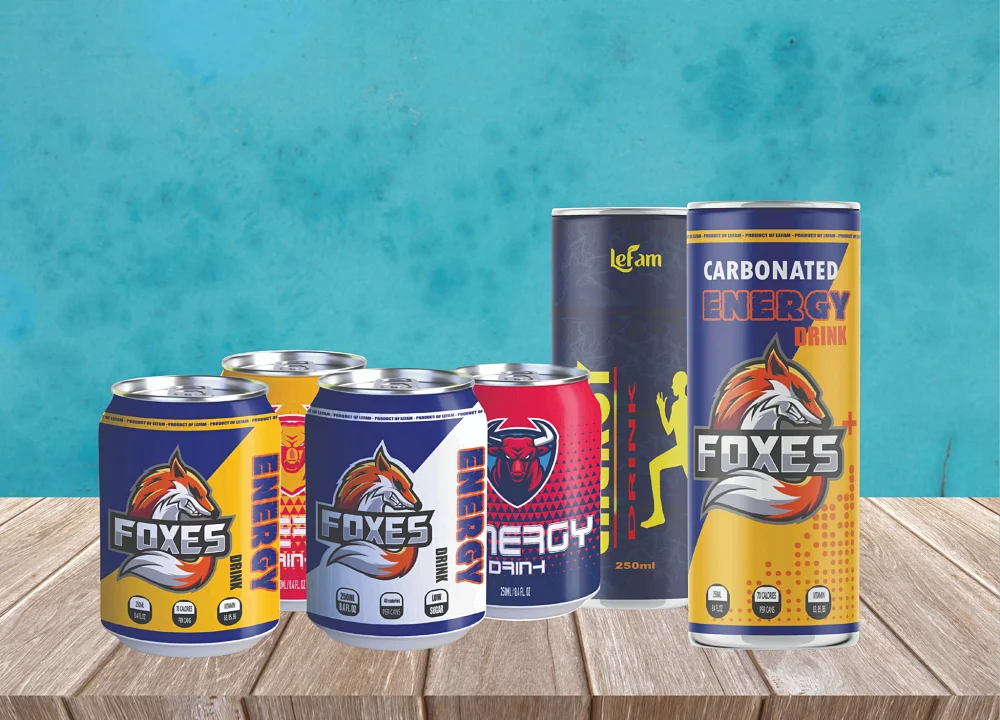 11.2 Oz Carbonated Energy Drink Alu Can Instant Drink Free Sample boost energy effectively Vietnam Beverages Hot Promotion