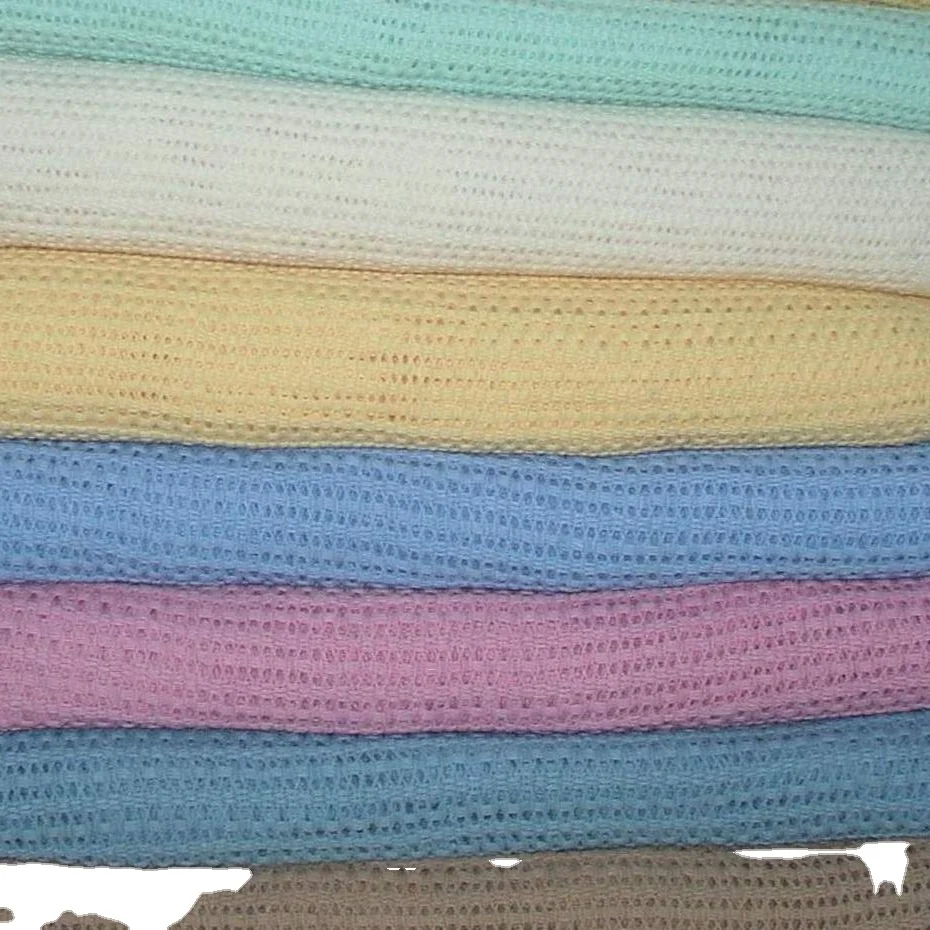 Classic design hot sales Natural 100 % Cotton Thermal Blankets for home & hospital use