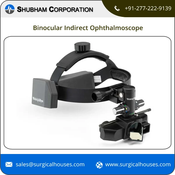 LED Technology Unique Light Output Control Lever Binocular Indirect Ophthalmoscope at Competitive Price