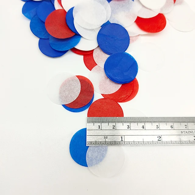 Свадебное конфетти в форме круга 1 дюйм CE-2P095 папиросная бумага украшение для вечеринки на Рождество Новый год выпускной и Пасхальный