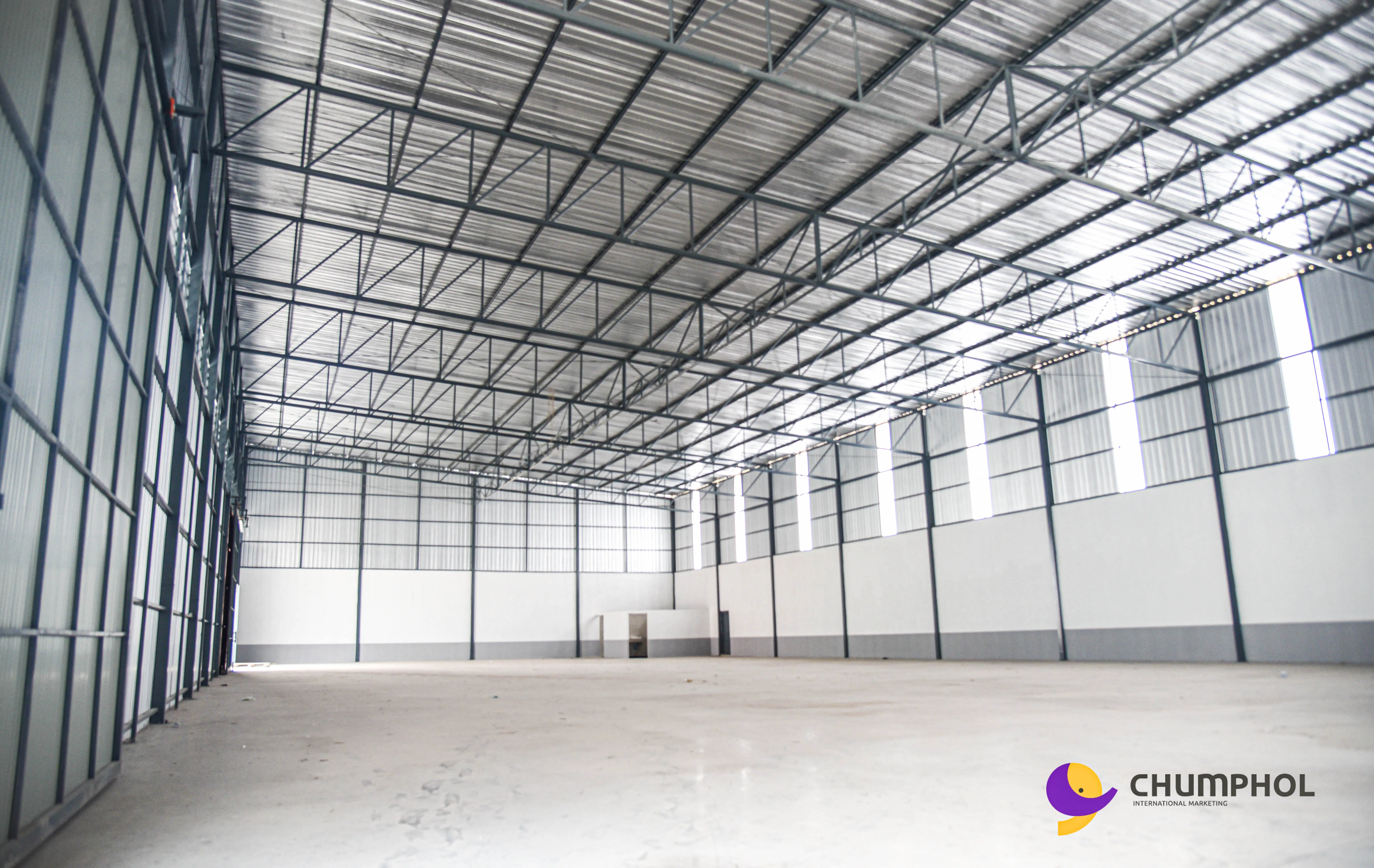 High Raise Space Rent A Warehouse Land Steel Structure House Klong 7 Place In Thailand