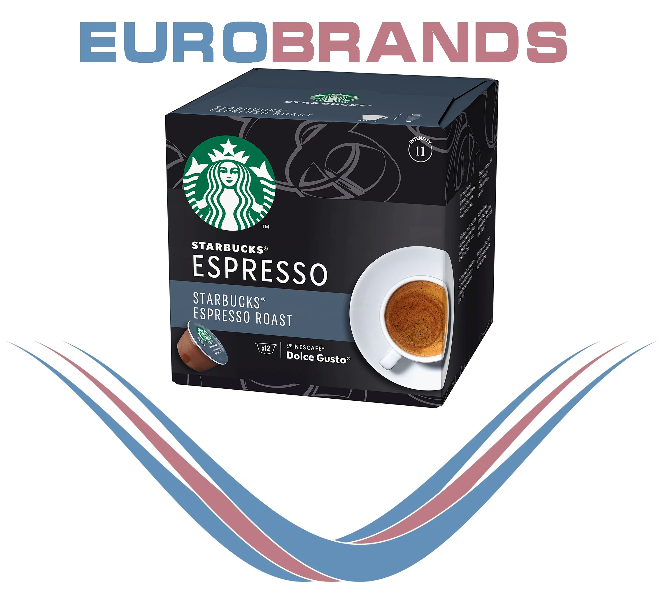 Starbucks Espresso Roast By Nescafe Dolce Gusto 12 Capsule 66g