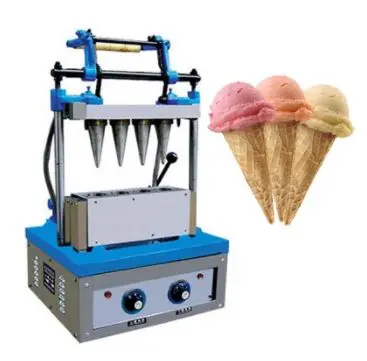 
Industrial 2/4 head Ice Cream Cone Baker Machine Ice Cream Cone Maker Machine 