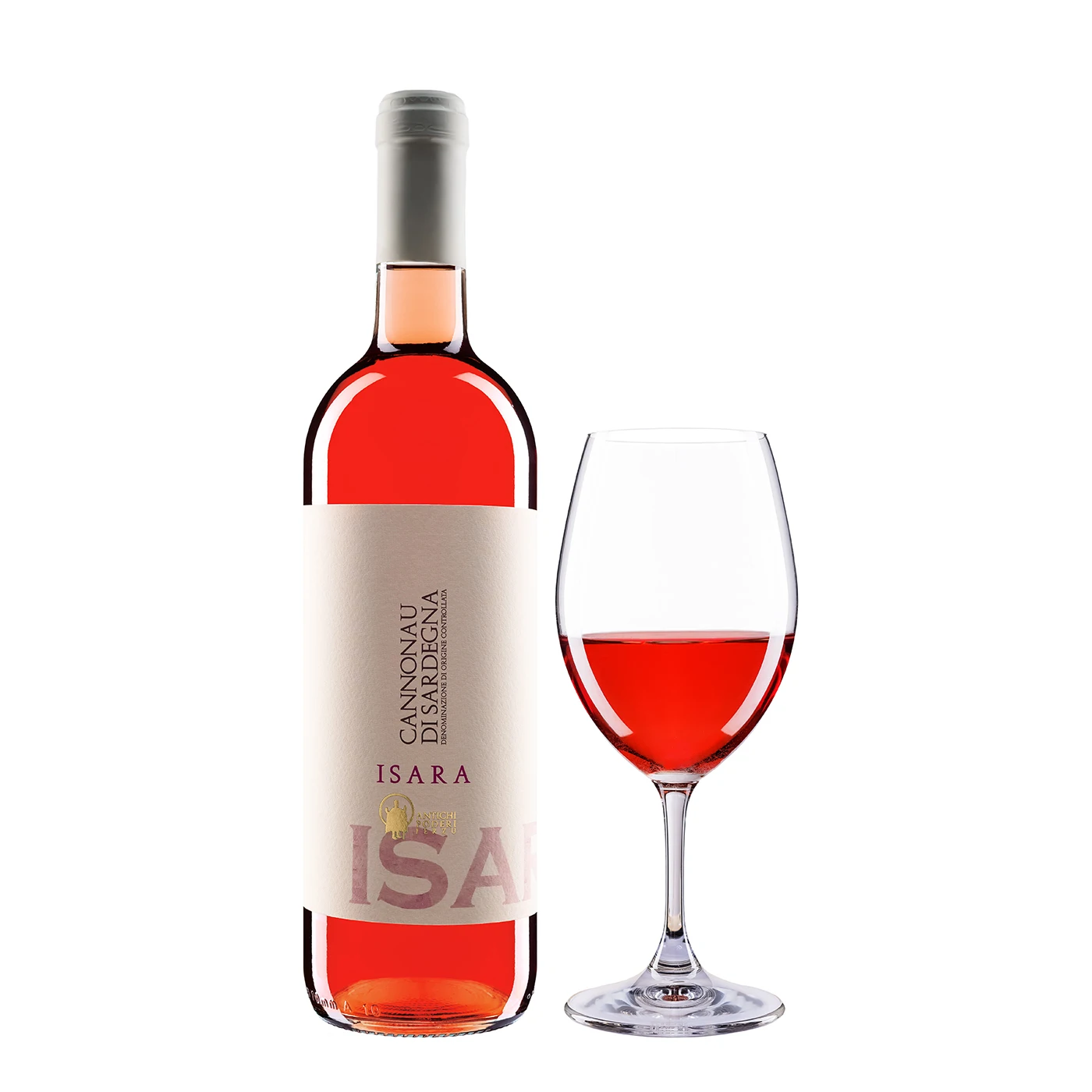 Top Quality Italian Wine Cannonau Di Sardegna Doc Dry Rose Wine Bottle  75 CL