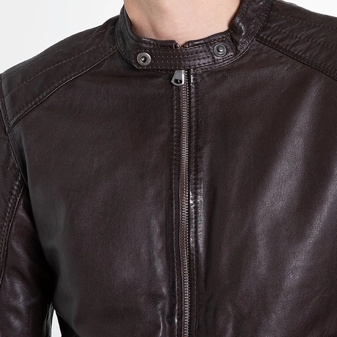 
Wholesale 2021 Pakistan mens leather jacket Genuine Sheep Skin leather jacket cheap winter leather Coat for men 