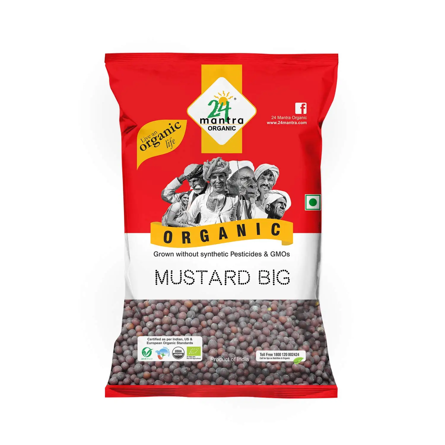 24 Mantra Organic Mustard Seed Big 1kg at low price with god quality